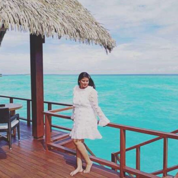 New Pom Pom Bohemian Summer Vaca Mini Dress - Picture 6 of 8